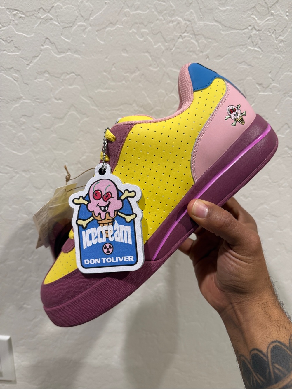 Don Toliver x BBC Ice cream x Reebok Board Flip Banana Split Men’s Size 13 DS